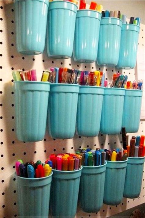 diy craft room organization on a budget