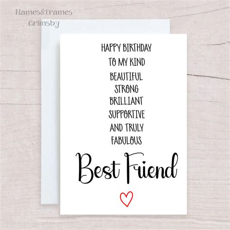 Best Friend Birthday Cards