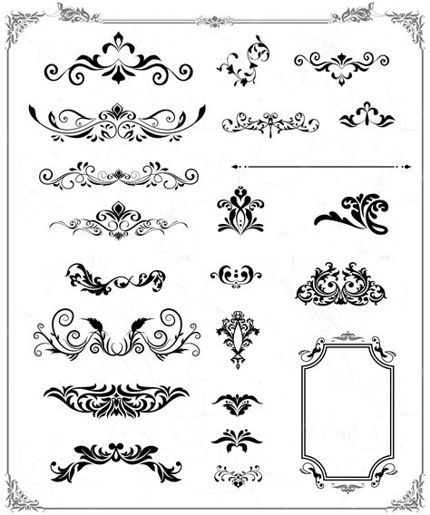 Premium Vector | Free vector collection set of label ornament vector ...
