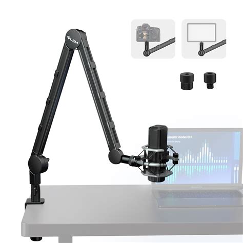 VIJIM LS25 Camera Arm, Microphone Stand, Web Camera, Microphone Arm ...