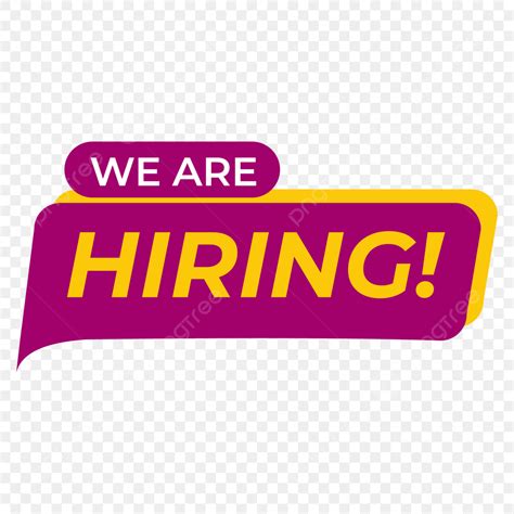 We Are Hiring Tags PNG, Vector, PSD, and Clipart With Transparent ...