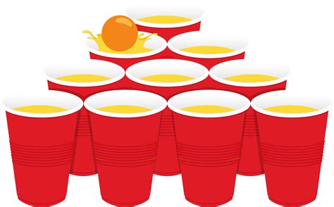 Beer Pong Cups Clipart