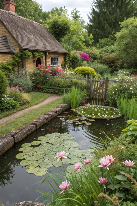 15+ Charming Cottage Garden Layout Ideas