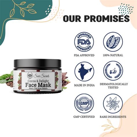 Cocoa Delight Face Mask, 50gm – Seer Secrets