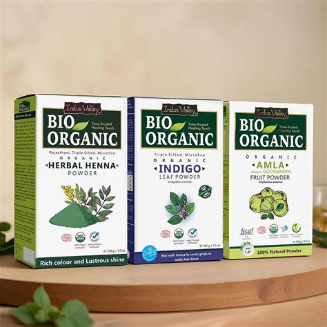 Buy Amla ,Herbal Heena And Indigo Powder Combo Online – Indus Valley