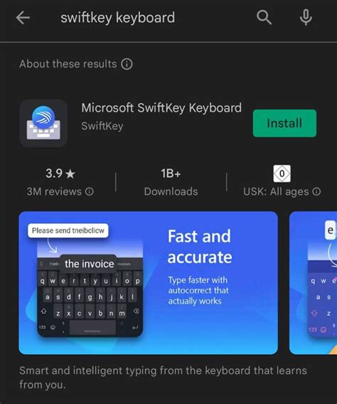 Image result for Clavier SwiftKey Android