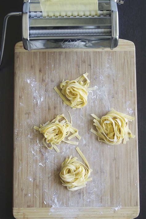 Homemade Tagliatelle Pasta - Culinary Ginger
