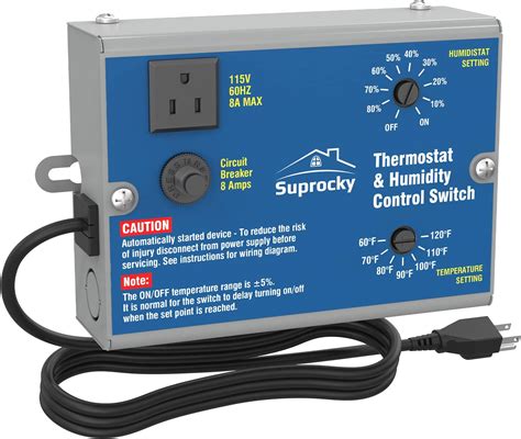 Quiet Cool Attic Fan Thermostat Quietcool Attic Fan Adjustable ...