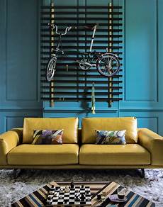 Turquoise And Mustard Living Room by Modern Teal Living Room With Mustard Leather Sofa Turquoise And Mustard Living Room