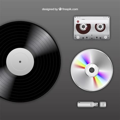 Vynil evolution | Free Vector