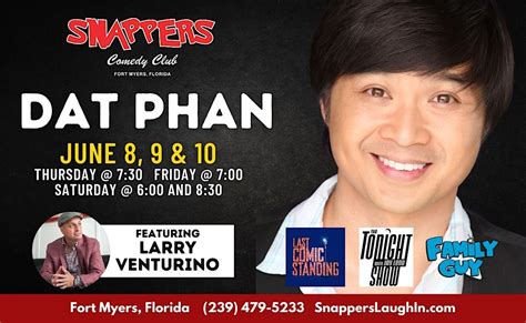 Special Event Comedy Show with Dat Phan, Snappers Laugh In Comedy Club ...