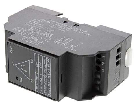 MA51BC GIC | GIC Voltage Monitoring Relay, 3 Phase, SPDT, DIN Rail ...