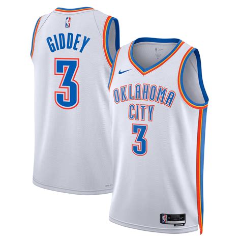 Oklahoma City Thunder Nike Association Edition Swingman Jersey - White ...