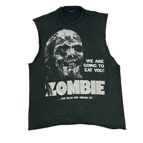 Vintage ZOMBIE "The Dead Are Among Us" Lucio Fulci Cut Shirt - jointcustodydc