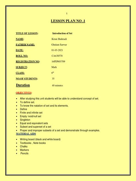 Image result for Example of Lesson Proposal