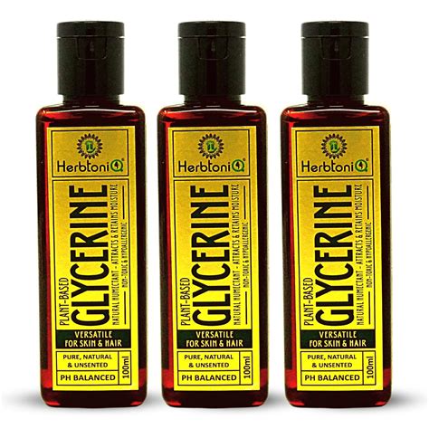 HERBTONIQ Plant-Based Glycerine | Natural Oil Moisturizer For Skin And ...