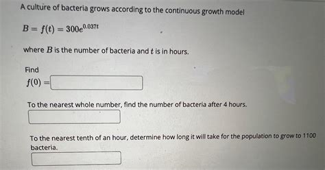 Image result for Bacteria Math Compound Continuously Equations