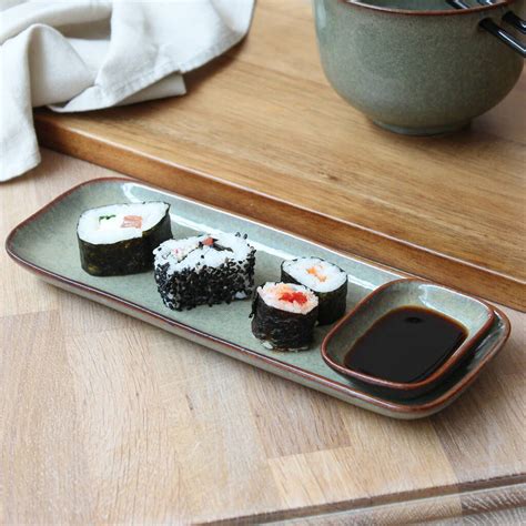 Ceramic sushi serving tray – Artofit