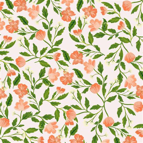 Floral Pattern Textile Design on Behance