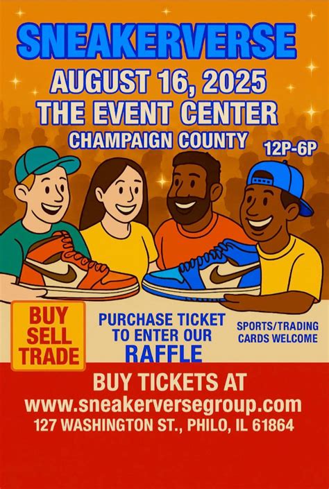SneakerVerse, R.E. Franks Meeting Center, Philo, 16 August 2025 | AllEvents