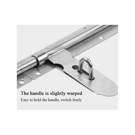 Buy LIUDAINC Sliding Bolt Door Lock (Stainless Steel), Thickened ...