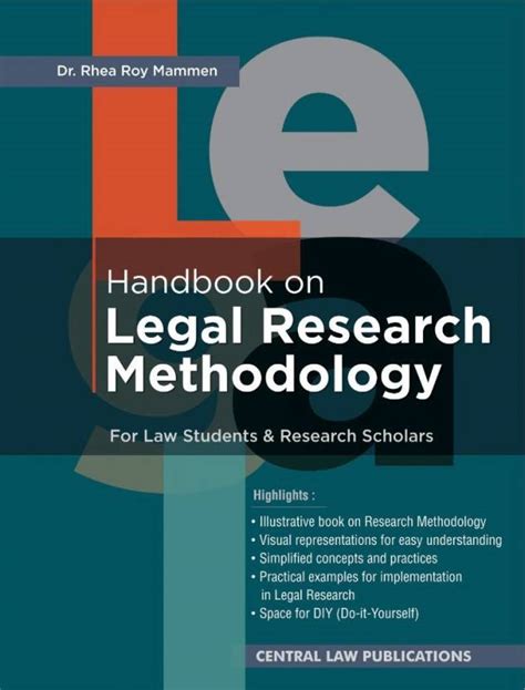Handbook on Legal Research Methodology (for Law Students & Research Sc ...