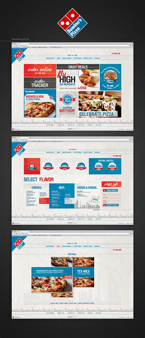 Image result for Domino's Website