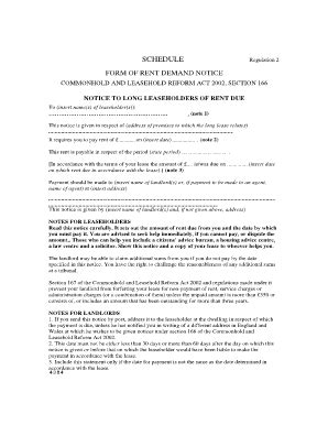 Leasehold Advisory - Fill Online, Printable, Fillable, Blank | pdfFiller