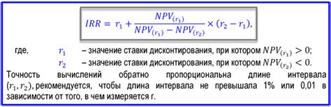 Внутренняя норма доходности (IRR) инвестиционного проекта