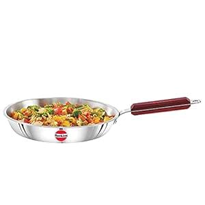 Buy Hawkins 24 cm Frying Pan, Triply Stainless Steel Fry Pan, Induction ...