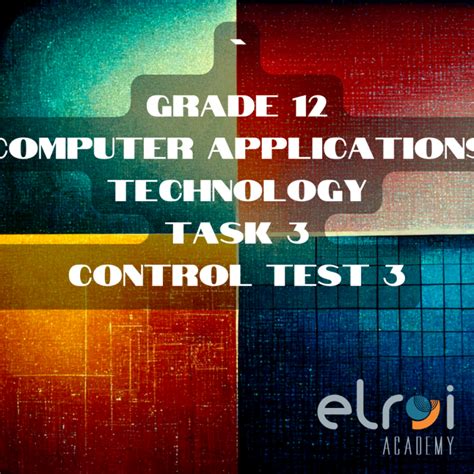 Computer Application Technology Grade 12 Theory 的图像结果