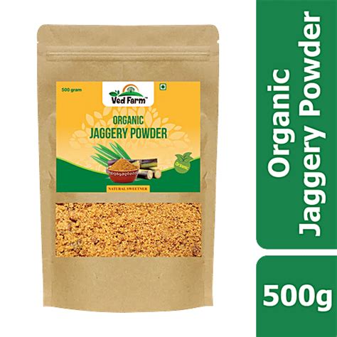 Buy Ved Farm Organic Jaggery Powder - Natural Sweetener, Rich In ...