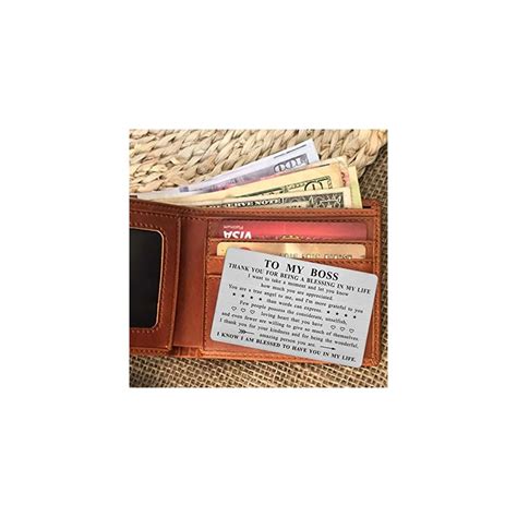 ABNTY Boss Day Gifts - Boss Appreciation Wallet Card India | Ubuy