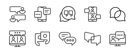 Communication Icon Set 的图像结果