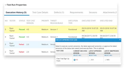 Test Case Management System 的图像结果