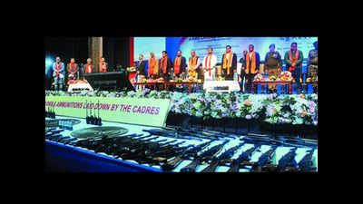 34 years on, NDFB lays down arms | Guwahati News - Times of India