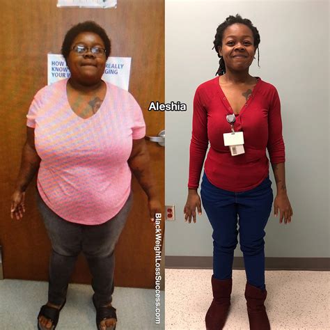 Aleshia lost 141 pounds | Black Weight Loss Success