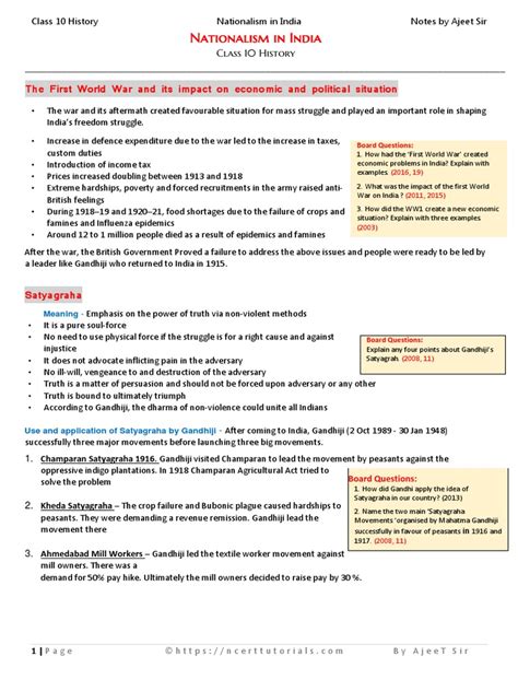 SST Class 10 Notes 的图像结果