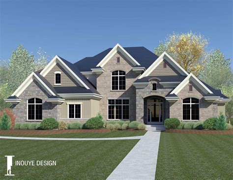 The Crestview is just over 6000 sq feet of elegance. | Traditional ...