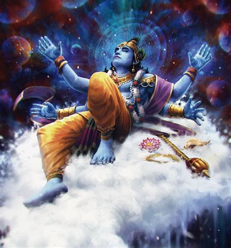 Lord Vishnu | Hindu art, Vishnu, God illustrations