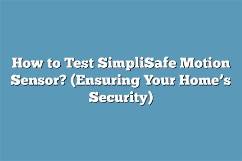 SimpliSafe Motion Sensor Problems 的图像结果