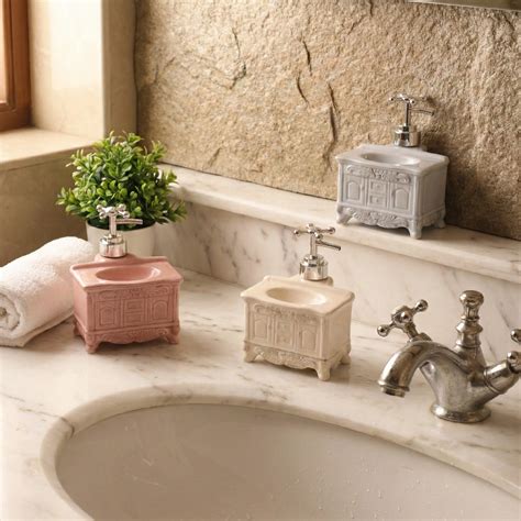 Victorian Basin Cabinet Shaped Soap Dispenser (Single)