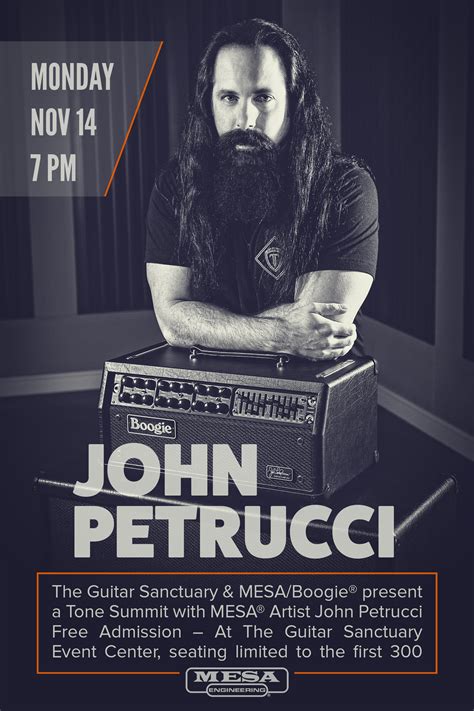 World-Renowned Guitarist John Petrucci to Host MESA/Boogie® Tone Summit ...