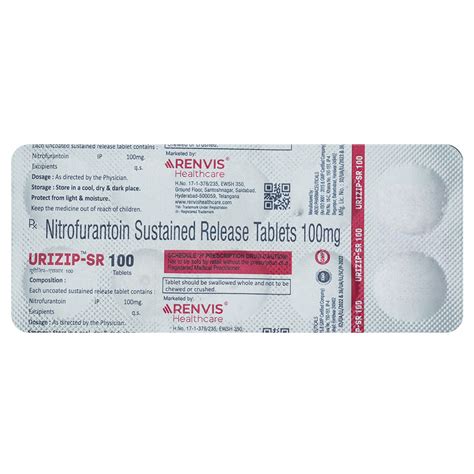Urizip-SR 100 mg Tablet | Uses, Side Effects, Price | Apollo Pharmacy