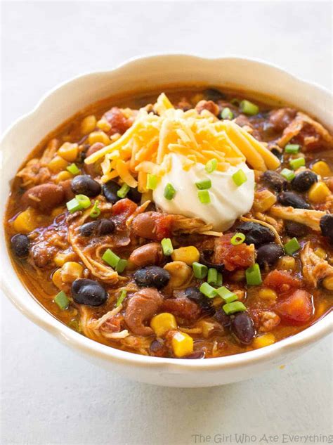 Chicken Taco Soup | The Girl Who Ate Everything