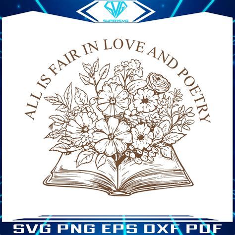 All Is Fair In Love And Poetry SVG
