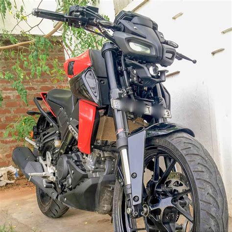 This Yamaha MT-15 Gets Premium USD Forks From KTM Duke 390 » Car Blog India