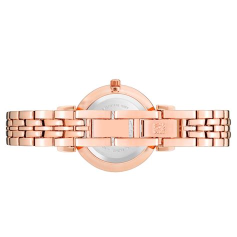 Buy Online Anne Klein Quartz Analog Rose Gold Dial Metal Strap Watch ...