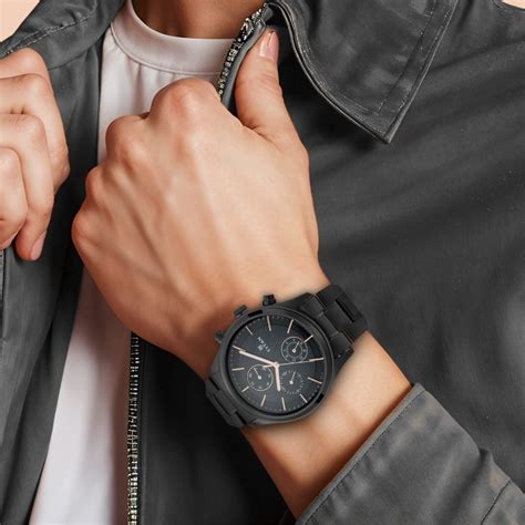 Buy Online Titan Workwear Multifunction Black Round Dial Black Metal ...