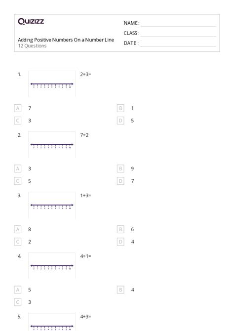 50+ Fractions on a Number Line worksheets for 1st Class on Quizizz ...